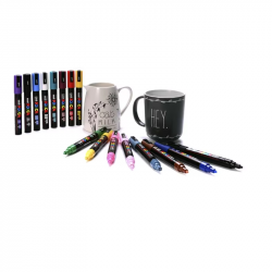 Set of markers UNI POSCA PC-5M, 1.8-2.5 mm, 8 colors