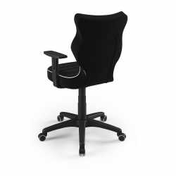 Chair ENTELO DUO BLACK JASMINE 01, black color