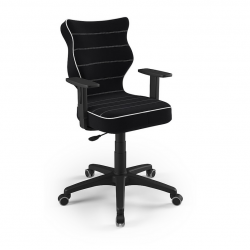 Chair ENTELO DUO BLACK JASMINE 01, black color