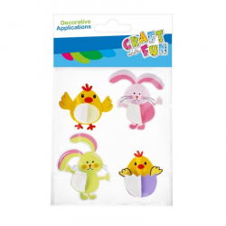 Easter stickers, various colors