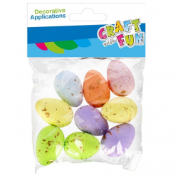 Velykinė dekoracija kiaušiniai 9vnt., įv.spalvų