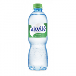 Mineral water AKVILĖ 0,5L carbonated