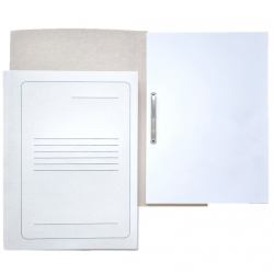 Cardboard flat file with prong fastener, pack of 50