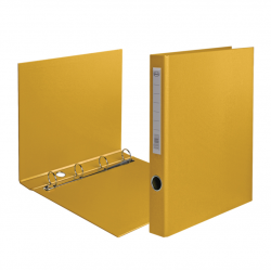 Ring binder A4/4Q, yellow color