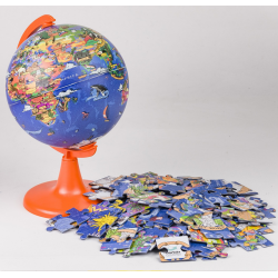 Globe MY WORLD 15 cm + 100-piece puzzle