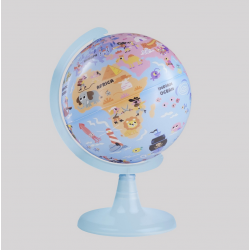 Globe PIRATES 15 cm + 54-piece puzzle