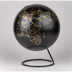 Globe GUESTBOOK, 30 cm, black pearl color