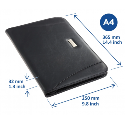 Folder RILLSTAB EXCELLENT deluxe A4 with zipper 98444