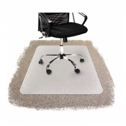 Rug under the chair, transparent 120x150 cm, for carpeting