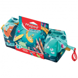 Filled pencil case, MAPED JUNGLE FAVER