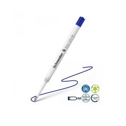 Metal ballpoint pen refill SCHNEIDER ECO 725 1.0mm, blue color