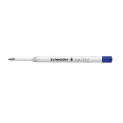 Metal ballpoint pen refill SCHNEIDER ECO 725 1.0mm, blue color