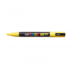 Markeris UNI POSCA PC-3M, Nr.2 0,9-1,3mm. geltonos spalvos