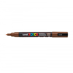 Marker UNI POSCA PC-3M, No.21, 0.9-1.3 mm, brown color