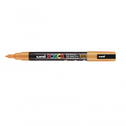 Marker UNI POSCA PC-3M, No.4, 0.9-1.3 mm, orange color