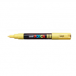 Marker UNI POSCA PC-1M, No.2, 0.7 mm, yellow color
