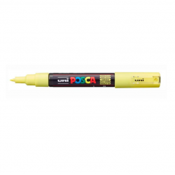 Markeris UNI POSCA PC-1M, Nr.P2 0,9-1,3mm. šv.geltonos spalvos