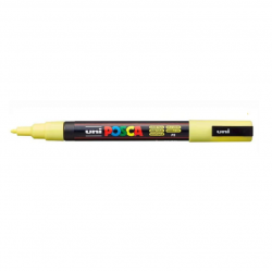 Marker UNI POSCA PC-3M, No.P2, 0.9-1.3 mm, light yellow color