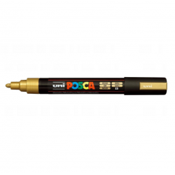 Markeris UNI POSCA PC-5M, Nr.25 1,8-2,5mm. auksinės spalvos