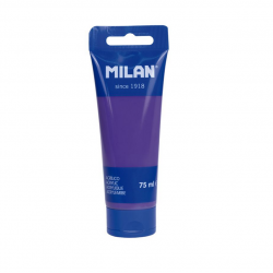 Acrylic paint, purple color, 75ml, MILAN