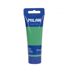 Acrylic paint, green color, 75ml, MILAN