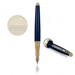 Fountain pen in a box REGAL, blue with gold details