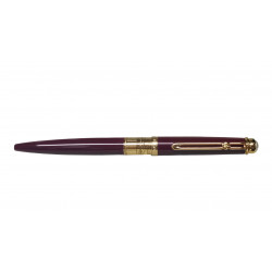 Ballpoint pen in a box REGAL, burgundy with gold-colored details