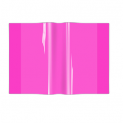 Aplankalas sąsiuviniui/knygai/pratyboms A4, rožinės spalvos, įp.10