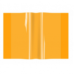 Cover for notebook/book/workbook, A4, orange color, pack of 10
