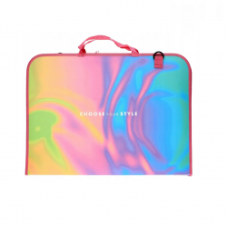 Folder - bag for drawings A3, plastic with zipper