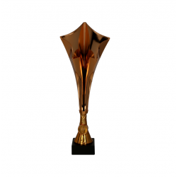 Taurė 8370B aukštis 36,5cm bronzos spalvos
