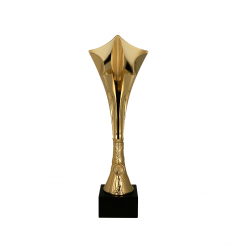 Trophy 8370G height 42cm gold color