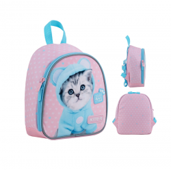 Children's backpack KITE 22x20x9cm, pink color