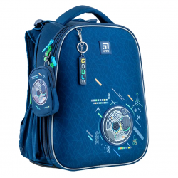 Set: backpack, bag, pencil case KITE 16L 38x29x16cm, blue color