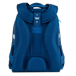 Set: backpack, bag, pencil case KITE 16L 38x29x16cm, blue color