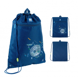 Set: backpack, bag, pencil case KITE 16L 38x29x16cm, blue color