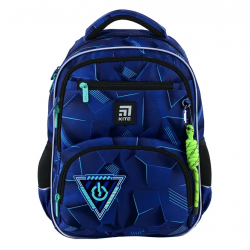 Backpack KITE PLAY AGAIN, 13.5L 39x28.5x13.5cm, multicolored, blue color