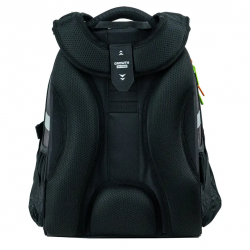 Backpack for primary school students KITE GAME OVER 16L, 38x29x16cm, multicolored, black coloros spalvos