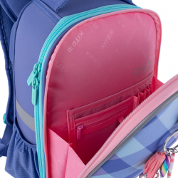 Backpack for primary school students KITE 16L, 38x29x16cm, multicolored, purple color