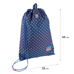 Drawstring bag for sportswear KITE GOOD MOOD 46x33cm, violet