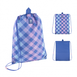 Drawstring bag for sportswear KITE PURPLE 46x33cm, multicolored