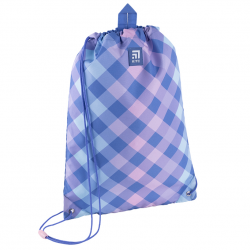 Drawstring bag for sportswear KITE PURPLE 46x33cm, multicolored