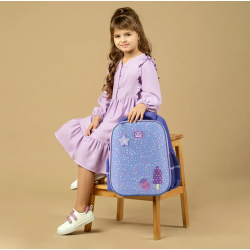 Backpack for primary school students GOPACK JUST ENJOY, 15L 38x28x13cm, multicoloredvioletinės sp.