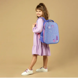 Backpack for primary school students GOPACK JUST ENJOY, 15L 38x28x13cm, multicoloredvioletinės sp.