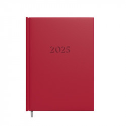 Darbo knyga - kalendorius 2025m., A5, bordo sp.