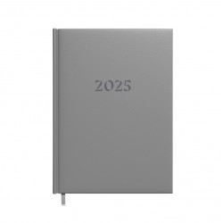 Darbo knyga - kalendorius 2025m., A5, pilkos sp.