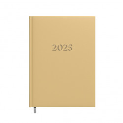 Darbo knyga - kalendorius 2025m., A5, smėlio sp.