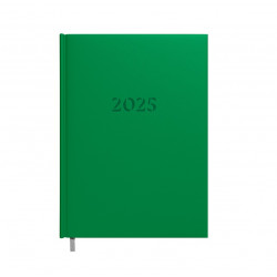 Darbo knyga - kalendorius 2025m., A5, žalios sp.