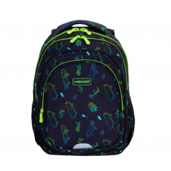 Backpack HEAD SKATE LIFESTYLE 39x28x15cm, black color