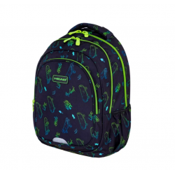 Backpack HEAD SKATE LIFESTYLE 39x28x15cm, black color